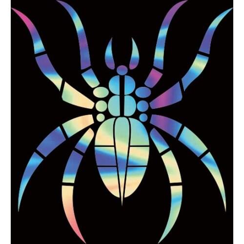 Spider personality waterproof car stickers cover scratches, car accessories decoration creative, suitable for all cars