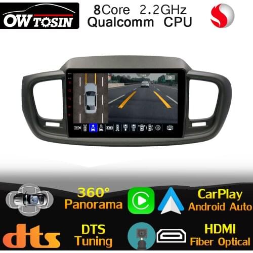 Qualcomm 8Core Android For Kia Sorento 3 Prime UM LHD 2014-2020 Car Radio GPS Navi 4G LTE WiFi Optical HDMI Stereo DSP DTS Auto