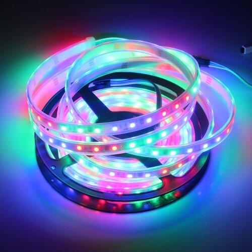 100M DC12V WS2811 SMD5050RGB LED Pixel Strip 30LEDs/M 60LEDs/M WS2811 IC Dream Color individually addressable Waterproof/non