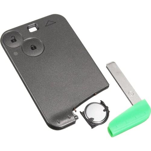 433Mhz 2 Button Car Remote Key For Renault Laguna Espace 2001-2006 Remote Key Card Fob Car Smart Remote Key