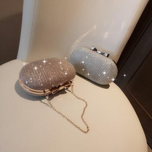 2021 Young Lady Bling Bling Small Hand Bags for Ladies Evening Handbags Women Party Purses