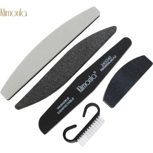 5Pcs/Set Nail File Grinding Polishing Buffer Block Nail Clean Brush Pedicure Care Tools Professional Fingernail Sanding Kits