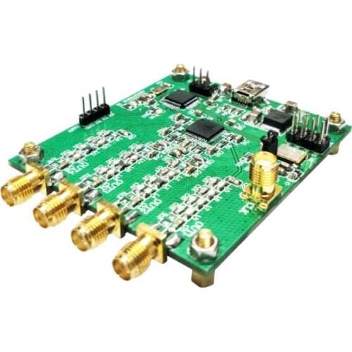AD9959 Quad Channel DDS Module RF Signal Source Generator AT Command Serial Output Sweep AM