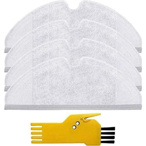 Accessory Mop Cloth for Roborock S5 S6 S50 E25 E20 E35 Xiaomi Mi Robot Vacuum Cleaner Replacement Parts 4 Pieces