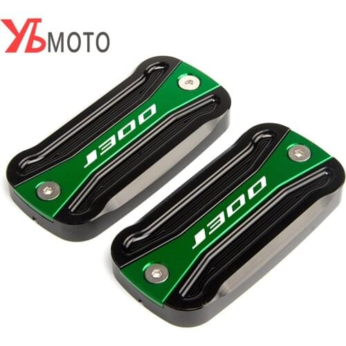 Motorcycle Accessories Fits For KAWASAKI J300 J 300 2014-2020 2015 2016 2017 2018 2019 Aluminum Brake fluid reservoir cap covers