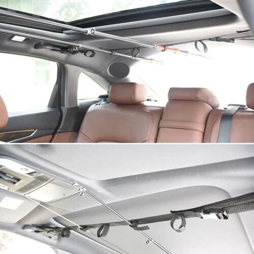 Vehicle Pole Carrying Fishing Rod Car Bracket With Fishing Rod Car Bracket System Belt Hanger Fishing Accessories