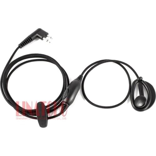 Resistance to pull nylon rope 2-pin walkie talkie GP300 GP308 GP350 GP2000 earphone with mic