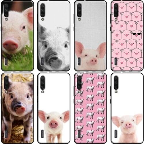 Cute Cartoon Pig Case For POCO X3 M3 F2 Pro Case For Xiaomi Mi 11 A1 A2 A3 Mi Note 10 Lite Mi 10T 9T Pro Coque