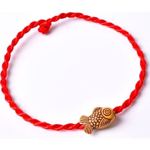 Fashion Red String Bracelet Braided Rope Hamsa Evil Eye Bracelets For Women Girls Fish Heart Star of David Charm Hand Jewelry