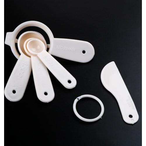 Measuring Spoon Set & Egg White Separator & Scraper Sugar Cake Baking Tools 5pcs/set Pastry Tool Sets Bakeware Accessories