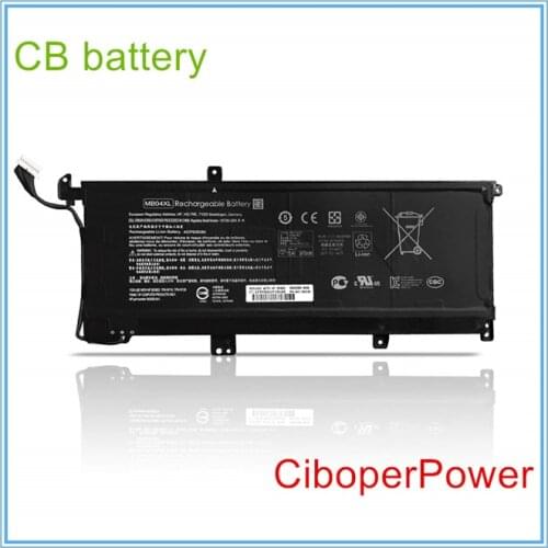 Original quality Laptop MB04XL battery for hstnn-ub6x 844204-850 15.4V 55.67WH