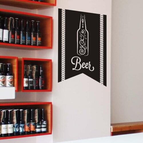 Beer Sticker Bar Premium Beer Bottle Vintage Shop Decor Sign Retro Bar Pub Poster Decal Vivyl
