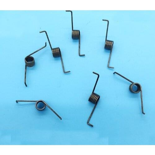 Torsion spring 0.9 wire diameter outside diameter 7mm 6 cylinder number Stainless steel pressure torsional spring 100pcs