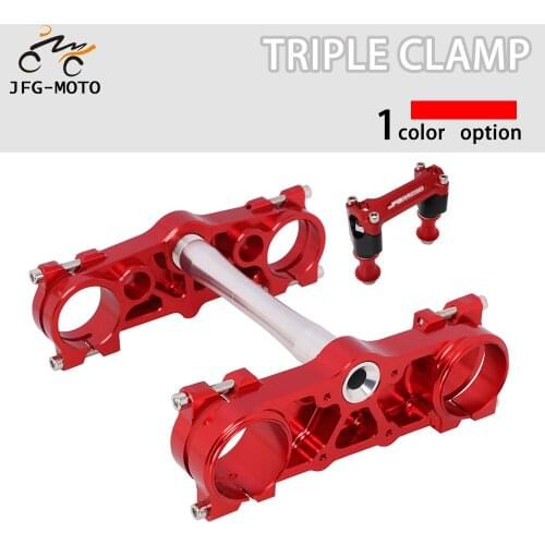 Motorcycle Triple Tree Clamps Steering Stem And Bar Mount For HONDA CR125 CR250R CRF250R CRF450R CR 125 CRF 250R 450R 2004-2007