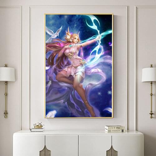 Woman Constellation Printed 11CT Cross-Stitch Patterns DIY Embroidery DMC Threads Craft Handiwork Painting Hobby Needle Design