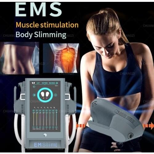 HI-EMT Ems Muscle Stimulation Emslim Neo RF Ems Sculpt Machine Electromagnetic Tesla four Handles Body Sculpting Machine Muscle