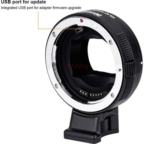 EF-NEX HS Faster auto focus Lens Adapter for canon EF Lens to sony E Mount Nex3c/5/5n/7 A6000 a6300 a6500 A7 a9 A7RII A7S camera