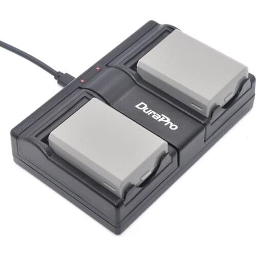 2Pcs DuraPro LP-E5 LPE5 LP E5 Battery + USB Dual Charger For Canon 500D, 450D, 1000D, EOS Rebel T1i, XS, XSi, Kiss X3, X2