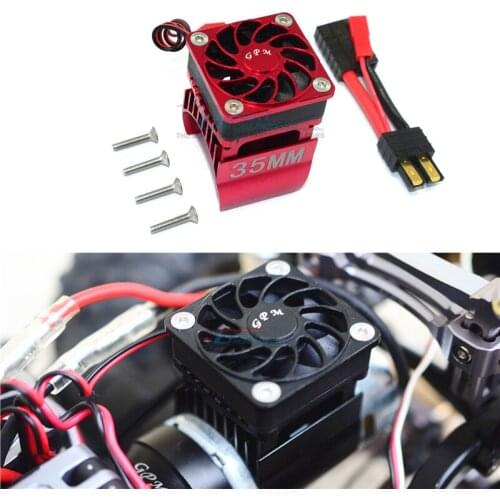 ALUMINUM 35MM MOTOR HEATSINK WITH COOLING FANTRAXXAS TRX-6 MERCEDES-BENZ-88096-4