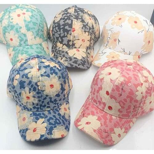 New Baseball Cap Cotton Fashion Print Hats for Women Snapback Bone Boy Girl Peaked Caps for Men Visor Hip Hop Cap Gorras Hombre