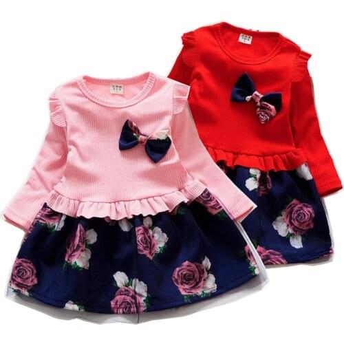 Kids Dresses For Girls Casual Long Sleeve Princess Dress Autumn Winter Toddler Girls Party Dress Girls Costume vestido infantil