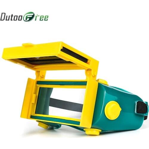 Dutoofree Solar Auto Darkening MIG MMA Electric Welding Mask Welder Cap Helmet Welding Lens For Welding Machine Protect Eyes