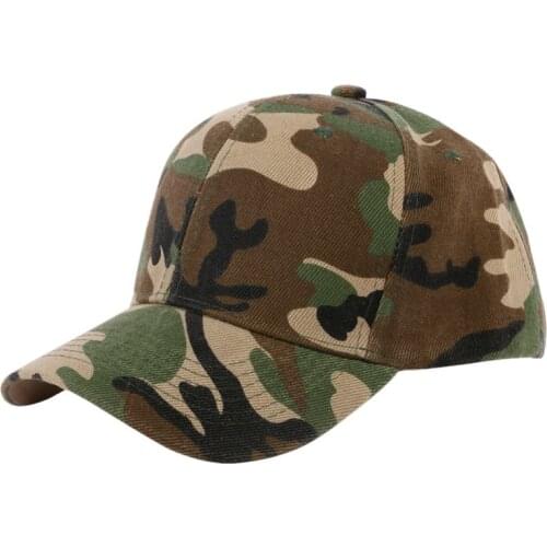 Men Women Hiking Caps Camouflage Half Mesh Army Hat Sport Cap Desert Jungle Snap Camo Cap Hats