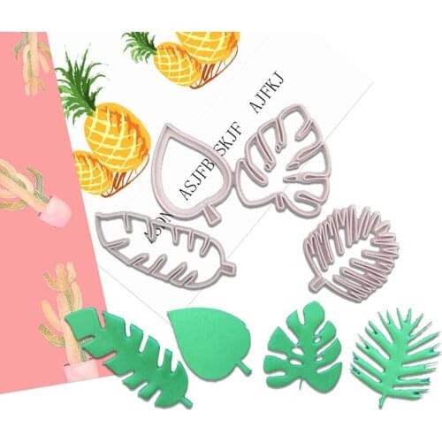 Creative New Tropical Monstera Leaves Cutting Dies Stencils For DIY Scrapbooking/photo Album Decorative Embossing DIY Paper Card