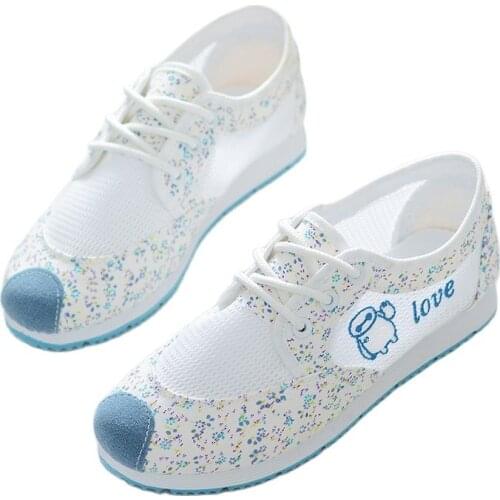 Womens Summer Sneakers Mesh Breathable Running Shoes Light Weight Non Slip Ladies Shoes Casual Shoes Women