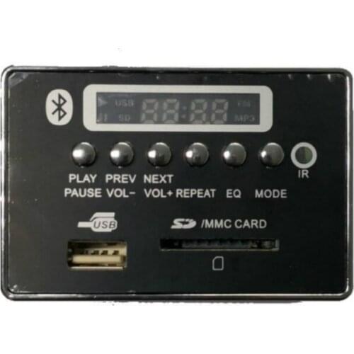 MP3 USB Decoder Card Fm Radio Module Aux Remote Control For Car Player Integrated Bluetooth-compatible Handsfree MP3