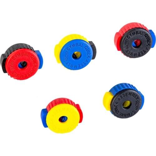 5 Pack Quick-Set Cymbal Mate Quick Release Drum Accessories Kit Rondom Color
