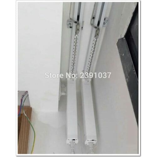 Brand New SILENT motorized Double curtain track, smart home used motorized curtain, DOOYA motor DT82TN curtains for living room