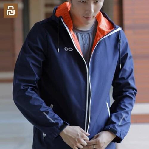 Original Xiaomi mijia mens weatherproof sports casual jacket windproof and rainproof breathable gate hooded jacket smart home