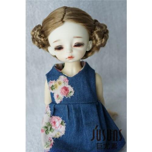 JD102 1/6 1/4 1/3 Doll Wigs 6-7inch 7-8inch 8-9inch Lovely Ballerina Wigs Synthetic Mohair BJD Wig Porcelain Doll Accessories