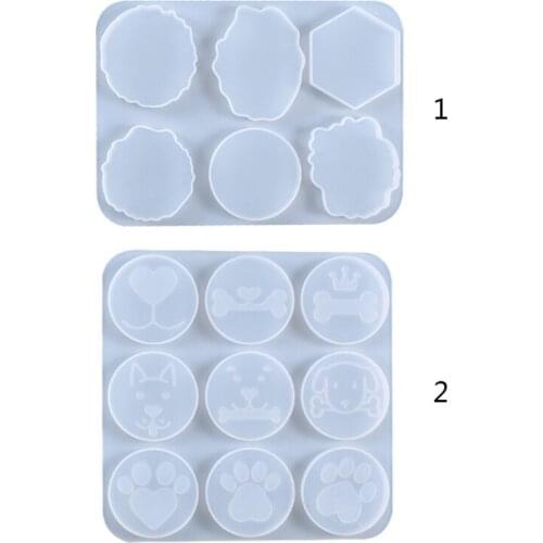 DIY Crafts Jewelry Decorations Making Tool Crystal Epoxy Resin Mold Cute Pet Ornaments Casting Silicone Mould