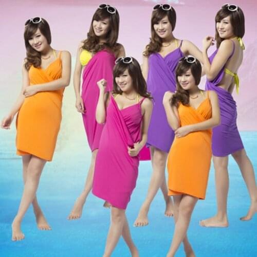 TowelWomen Robes Bath Wearable Towel Dress Girls Women Womens Lady Fast Drying Beach Spa Magical Nightwear Sleeping Bath Towel