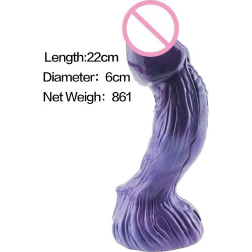 Purple Soft Big Dildos for Women Giant Flesh Dildo Thick Huge Dildo Male Masturbator Big Realistic Dildo Suction Cup Sex Product