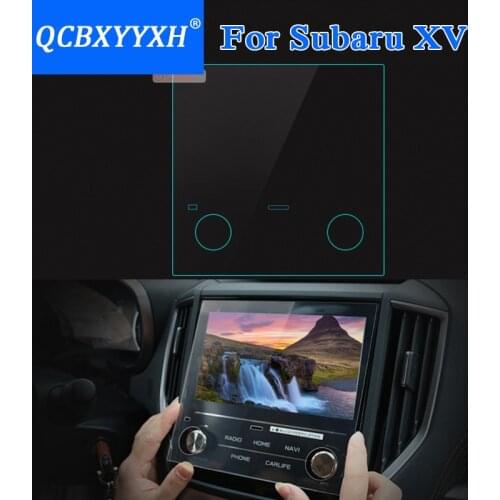QCBXYYXH For Subaru XV Forester 2018 Car Styling GPS Navigation Screen Glass Protective Film Dashboard Display Protective Film