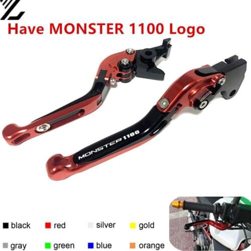 For Ducati M1100/M1100S/M1100EVO MONSTER 2009-2013 CNC Adjustable Folding Extendable Motorcycle Brake Clutch Levers