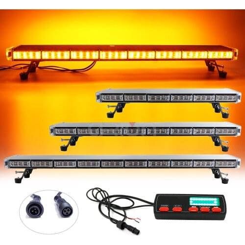 42" 47" 50" 55" 63" Car Truck Strobe Signal Light Bar LED Flashing Warning lights Beacon Lamp for Vehicle Tractor Police 12V 24V
