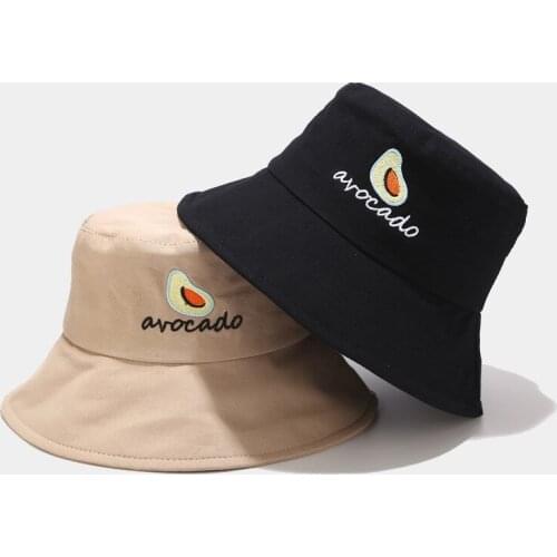 Spring and summer new avocado outdoor sunscreen fisherman hat women