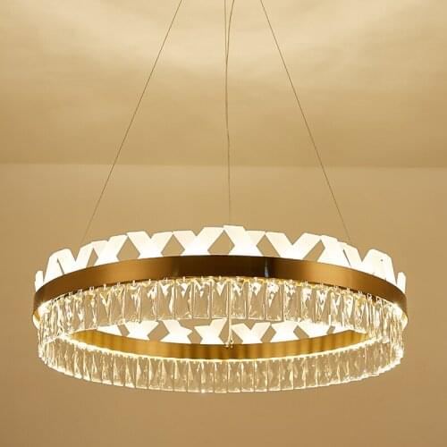 VSSHOME Crystal Pendant Lights