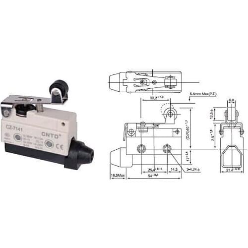 Top Quality Original CNTD CZ-7141 Micro Switch/Limit Switch Outer shell covered with intensive plastic/Water-proof/Oil-proof