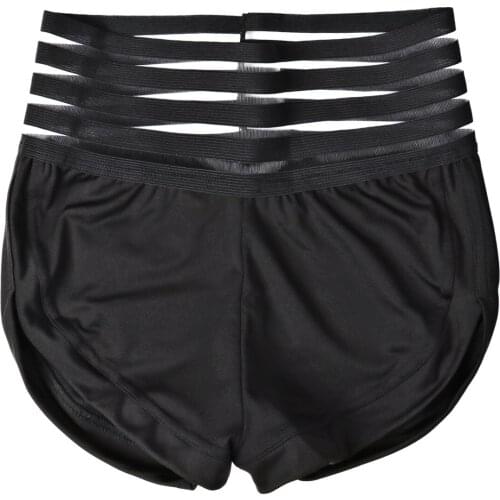 Womens Hot Shorts Elastic Striped High Waist Ruched Butt Lifting Stretchy Booty Shorts Breathable Gym Workout Sport Yoga Shorts