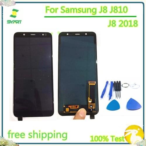 TFT Version J8 LCD Display Touch Screen Digitizer Assembly For Samsung Galaxy J8 2018 J810 SM-J810