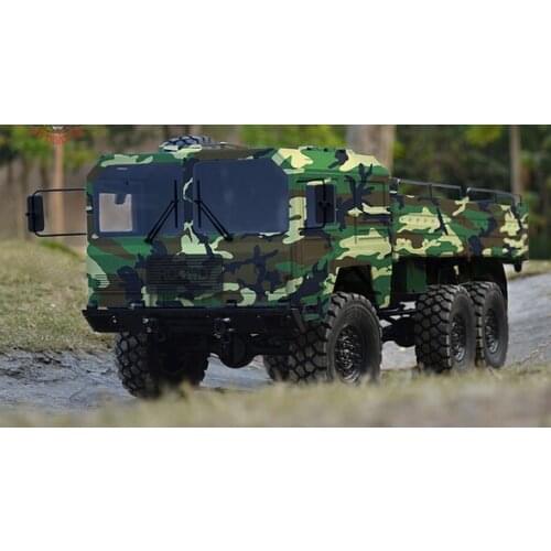 1/14 scale BEASTI 6X6 CHASSIS W/ MILITARY-SPEC HARD BODY 6WD ROCK CRAWLER TRACTOR TRUCK KIT Compatible Cross Tamiya Axail SCX10