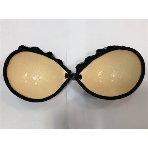 2020 Sexy Women Underwear Lingerie Silicone Strapless Bra for Wedding Dress Push Up Lace Invisible Bra Backless Brassiere BH