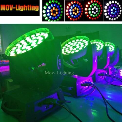 4PCS 36x18w RGBW 6in1 Moving Head Light Professional DJ /Bar /Party /Show Stage