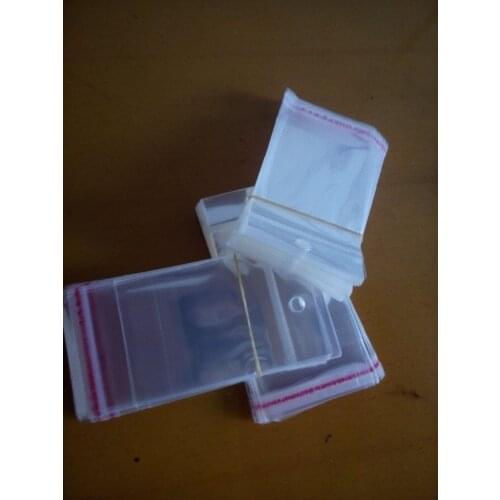 6*12cm 1000pcs Self Adhesive Bags Gifts Opp Packaging Bag For Jewelry Hole Card Head Bags Diy Seal Plastic Bag Wholesale