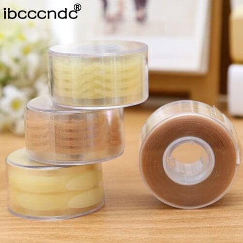 600pcs Invisible Clear Beige Eyelid Stripe Big Eye Decoration Double Fold Eyelid Shadow Sticker Double Eyelid Tool Makeup Tools